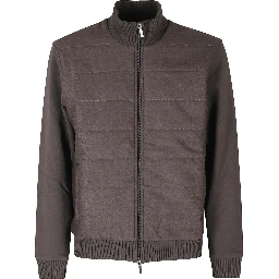 GIUBBOTTO ZIP RICAMO FELPA