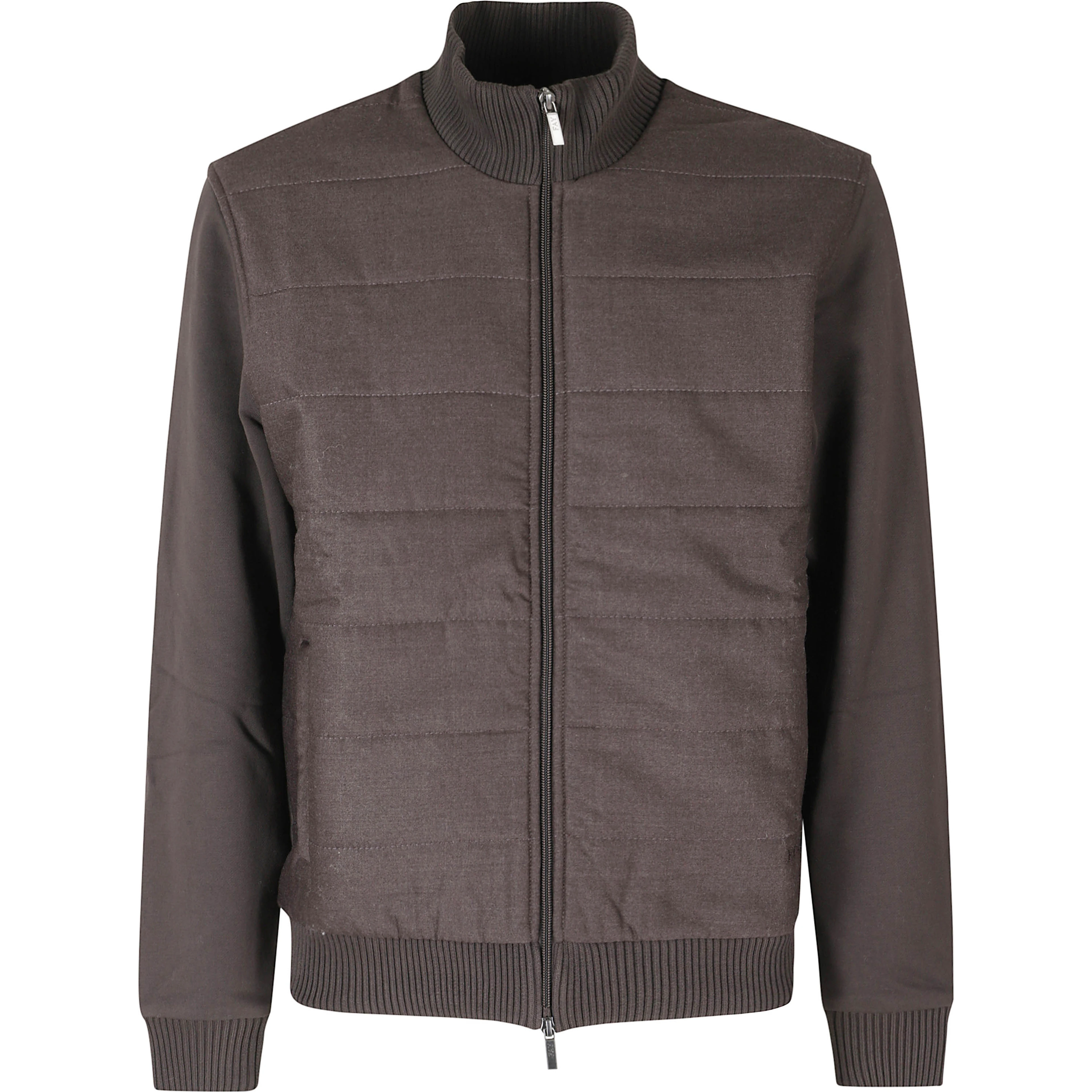 GIUBBOTTO ZIP RICAMO FELPA