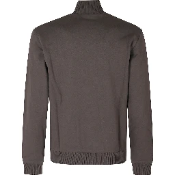 GIUBBOTTO ZIP RICAMO FELPA