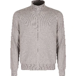 MAGLIA FULL ZIP 1 FILO MERINOS