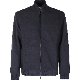 GIUBBOTTO ZIP RICAMO FELPA