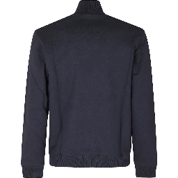 GIUBBOTTO ZIP RICAMO FELPA