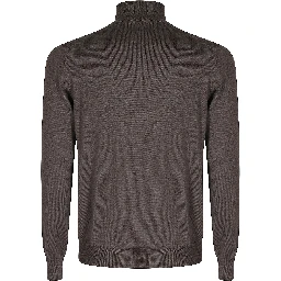 MAGLIA FULL ZIP 1 FILO MERINOS