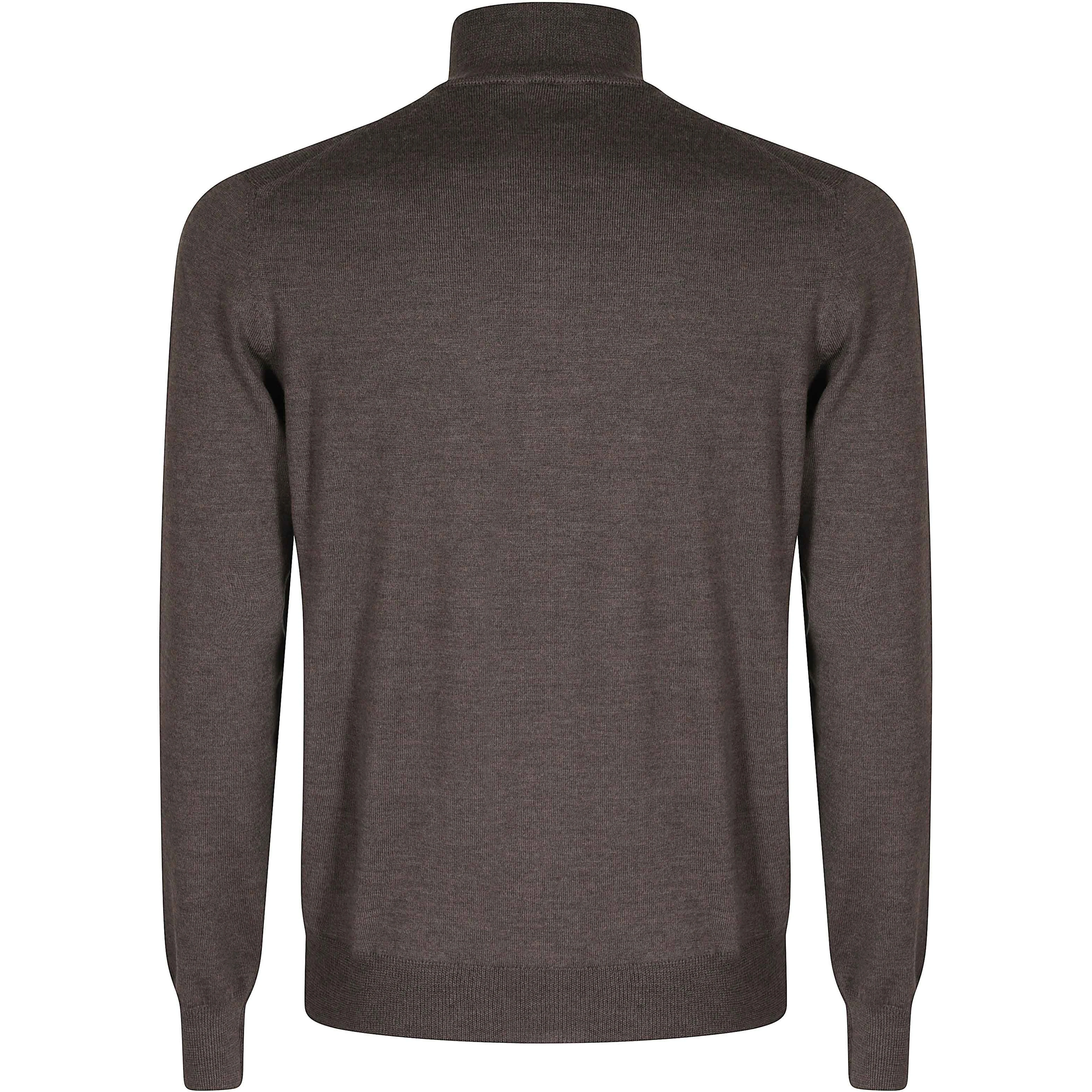 MAGLIA FULL ZIP 1 FILO MERINOS