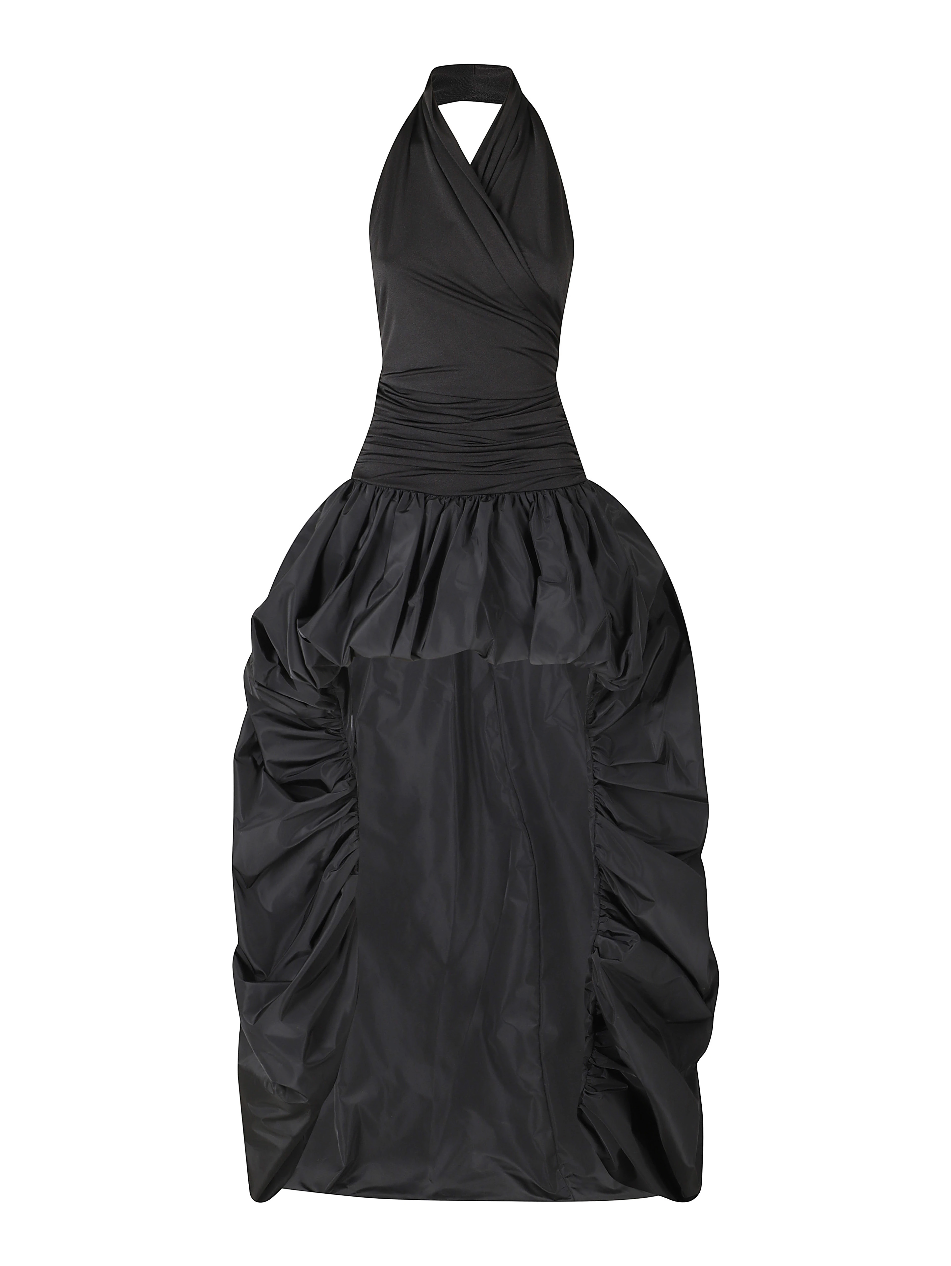 ALEXANDRA   HIGH LOW TAFFETA MAXI DRESS