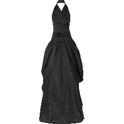 ALEXANDRA   HIGH LOW TAFFETA MAXI DRESS