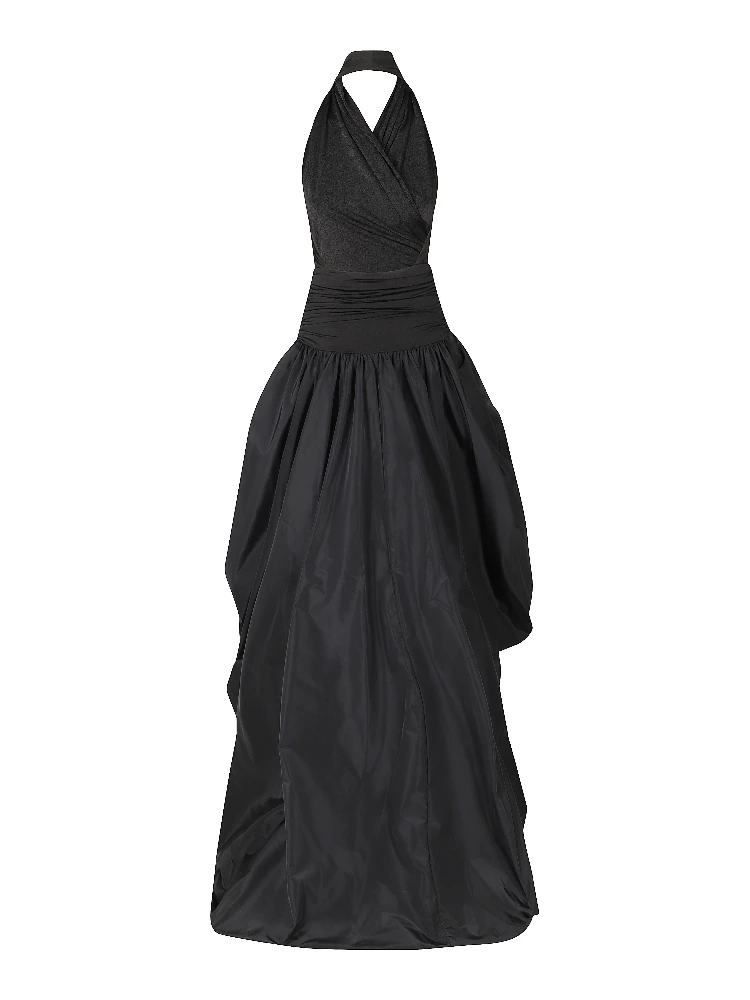 ALEXANDRA   HIGH LOW TAFFETA MAXI DRESS alternative