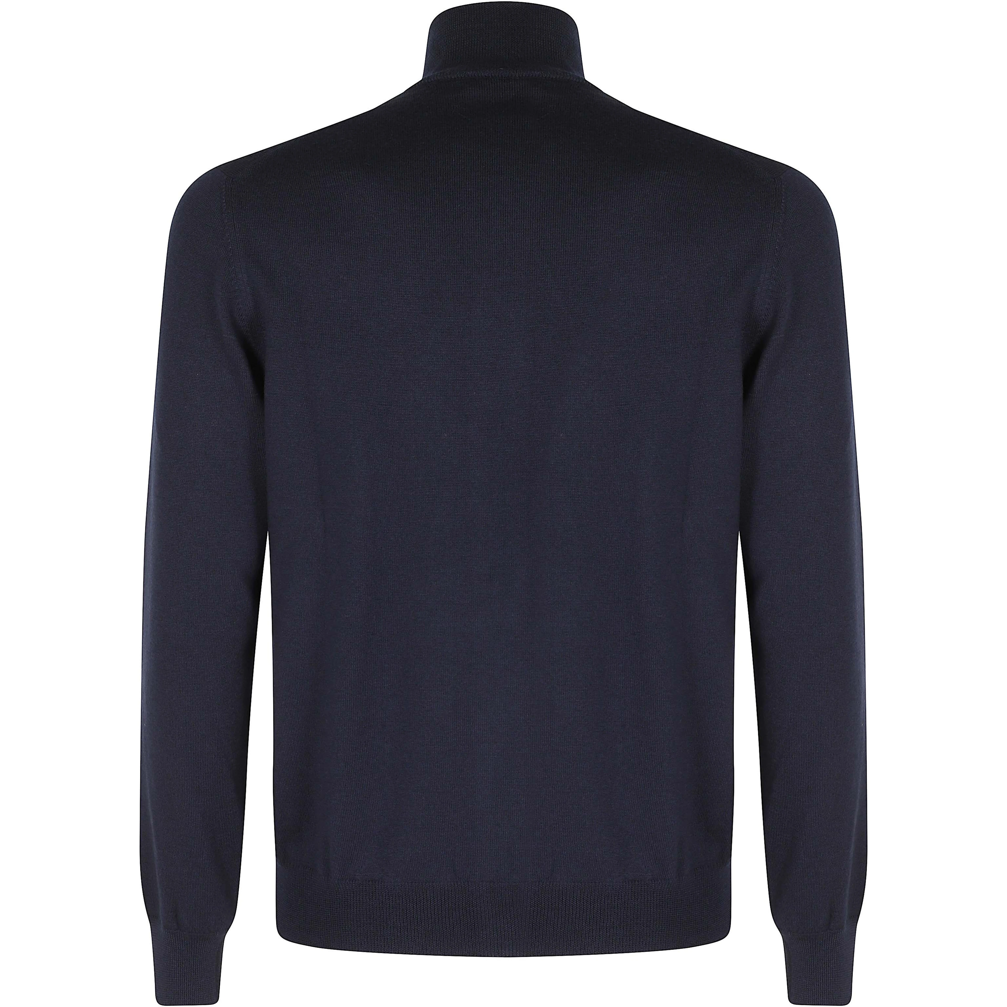 MAGLIA FULL ZIP 1 FILO MERINOS