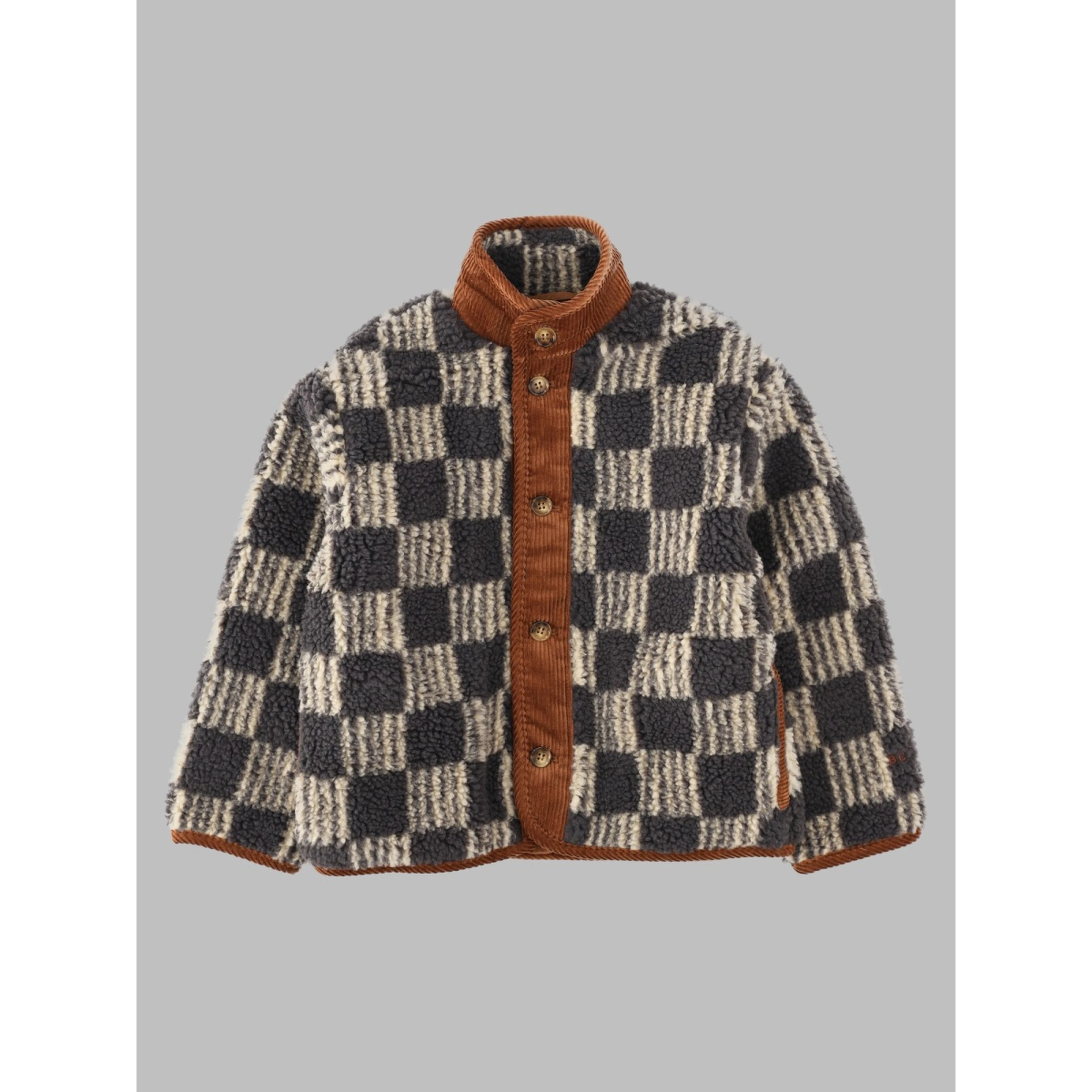 almost moiré all over sheepskin jacket