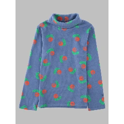 stamp bloom all over turtle neck tshirt