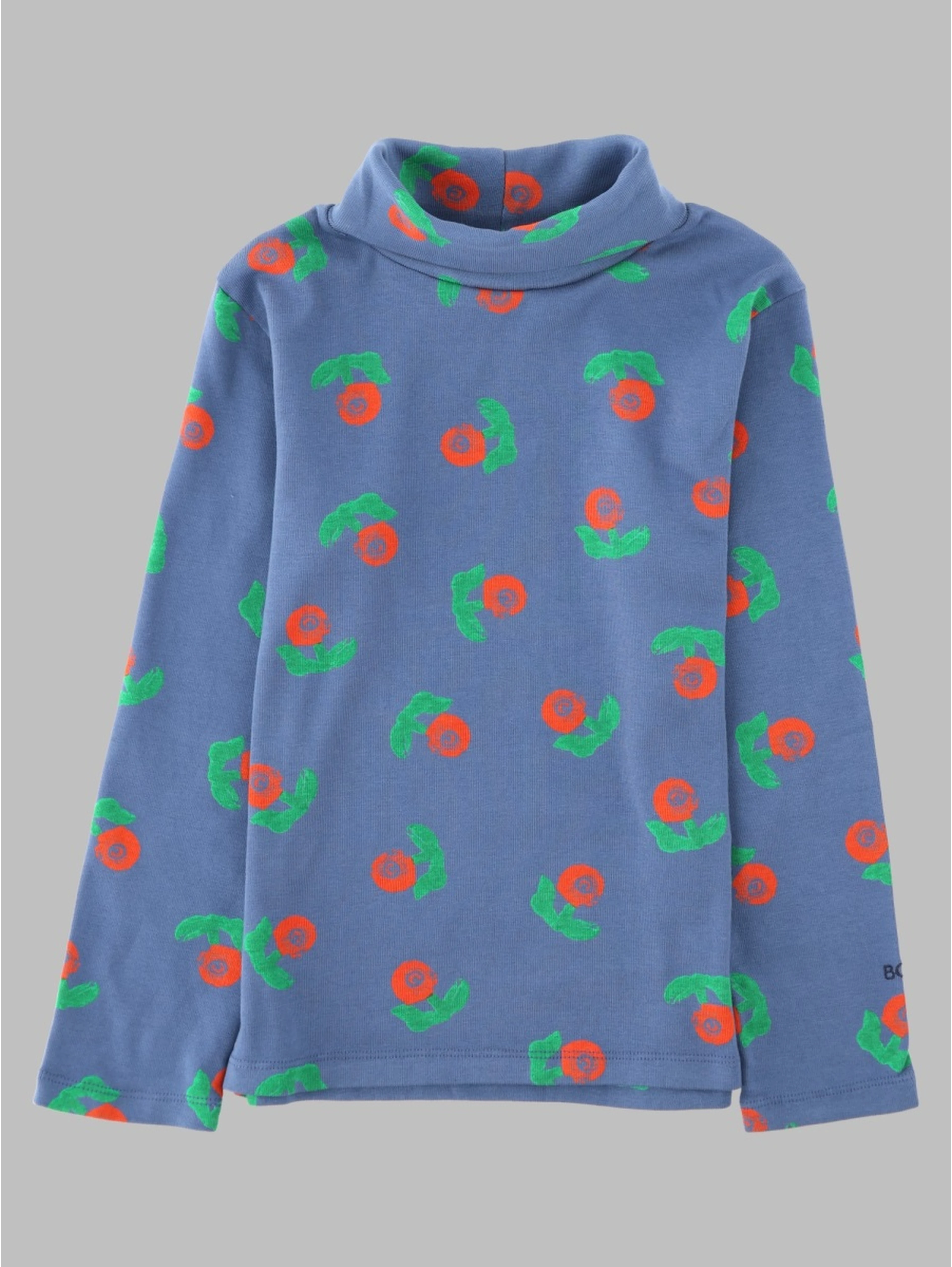 stamp bloom all over turtle neck tshirt