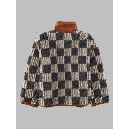 almost moiré all over sheepskin jacket