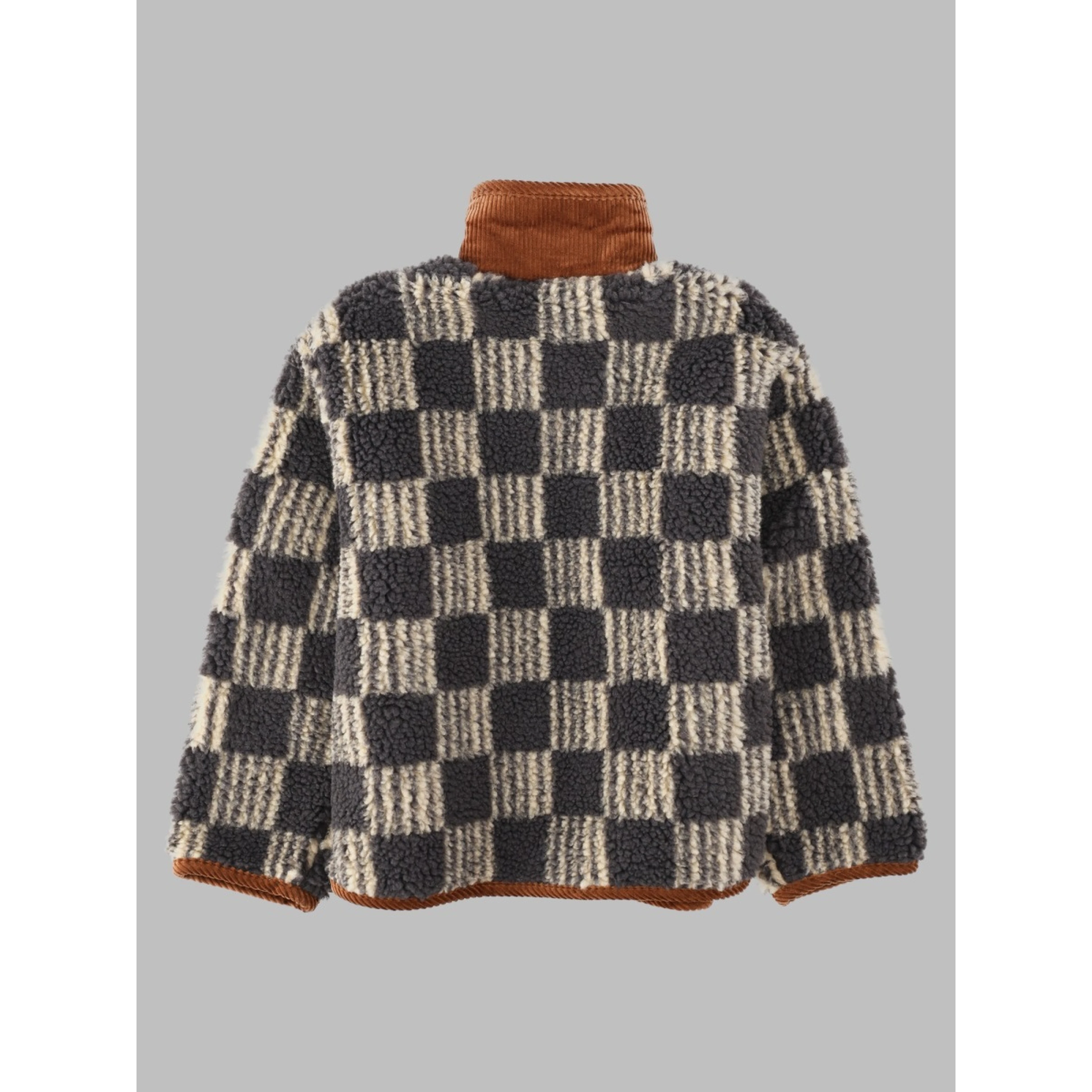 almost moiré all over sheepskin jacket