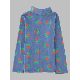 stamp bloom all over turtle neck tshirt