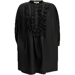 Short taffeta dress