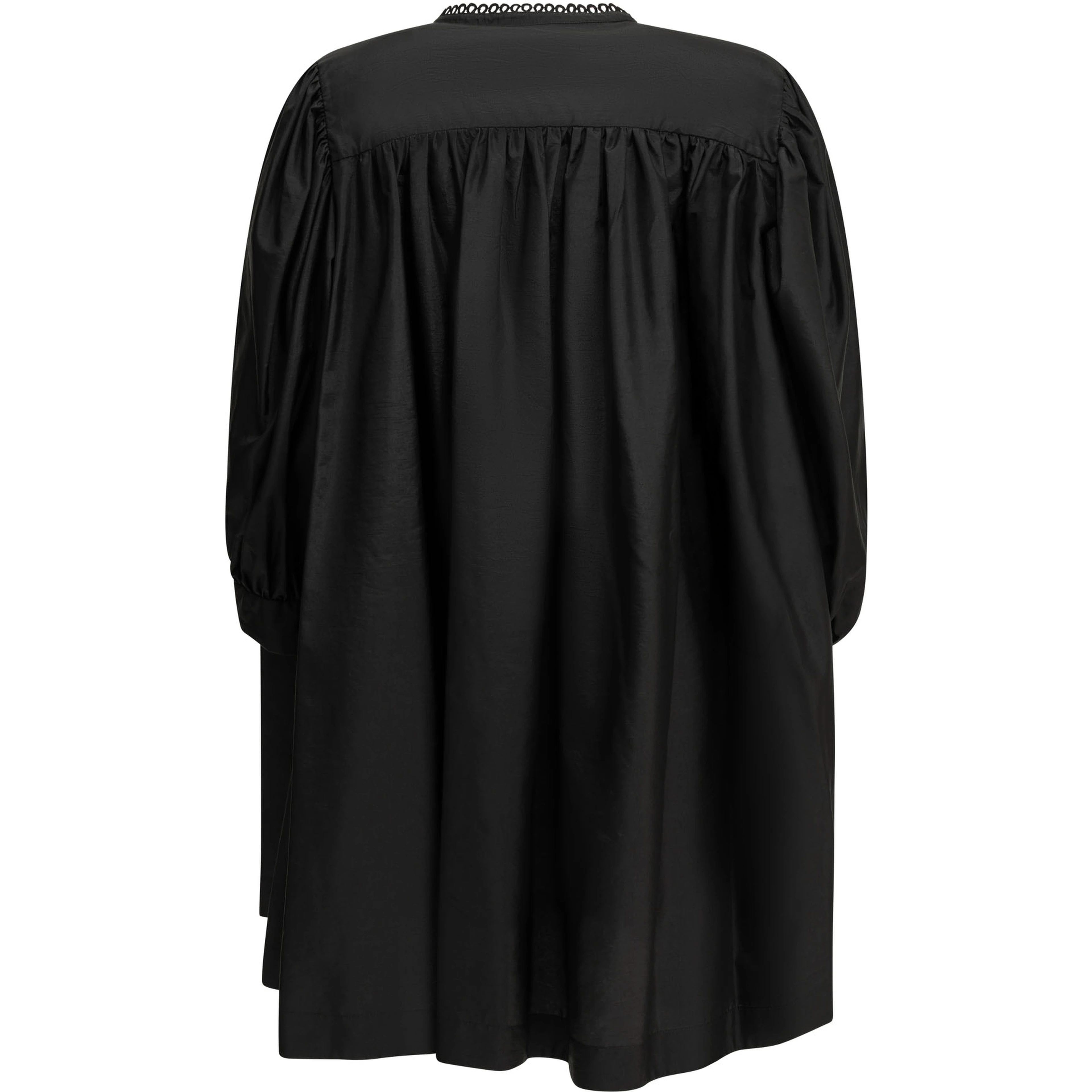 Short taffeta dress