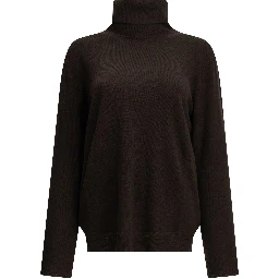 Wool and cashmere turtleneck sweater