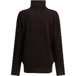 Wool and cashmere turtleneck sweater