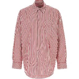 LARGEFITSHIRTWITHEMBOSSEDAMIDECOEURATPATCHPOCKET