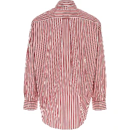 LARGEFITSHIRTWITHEMBOSSEDAMIDECOEURATPATCHPOCKET