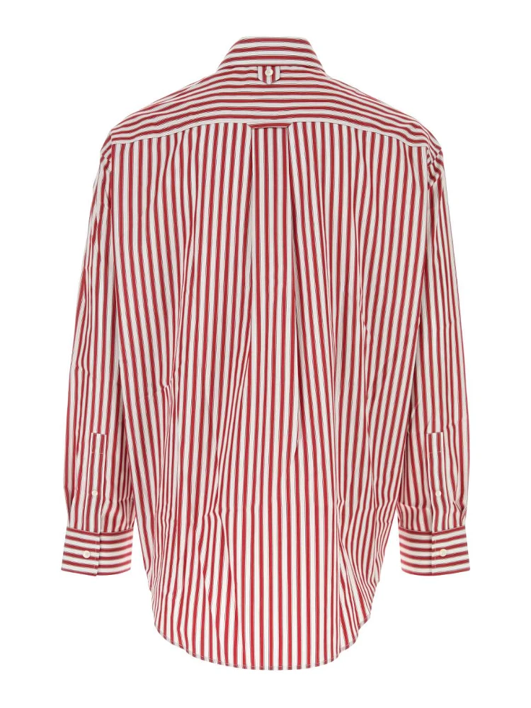 LARGEFITSHIRTWITHEMBOSSEDAMIDECOEURATPATCHPOCKET alternative