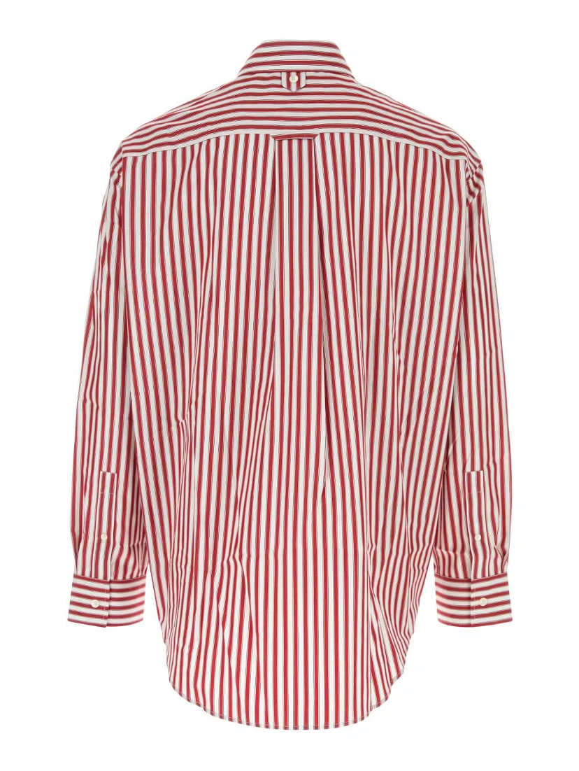 LARGEFITSHIRTWITHEMBOSSEDAMIDECOEURATPATCHPOCKET