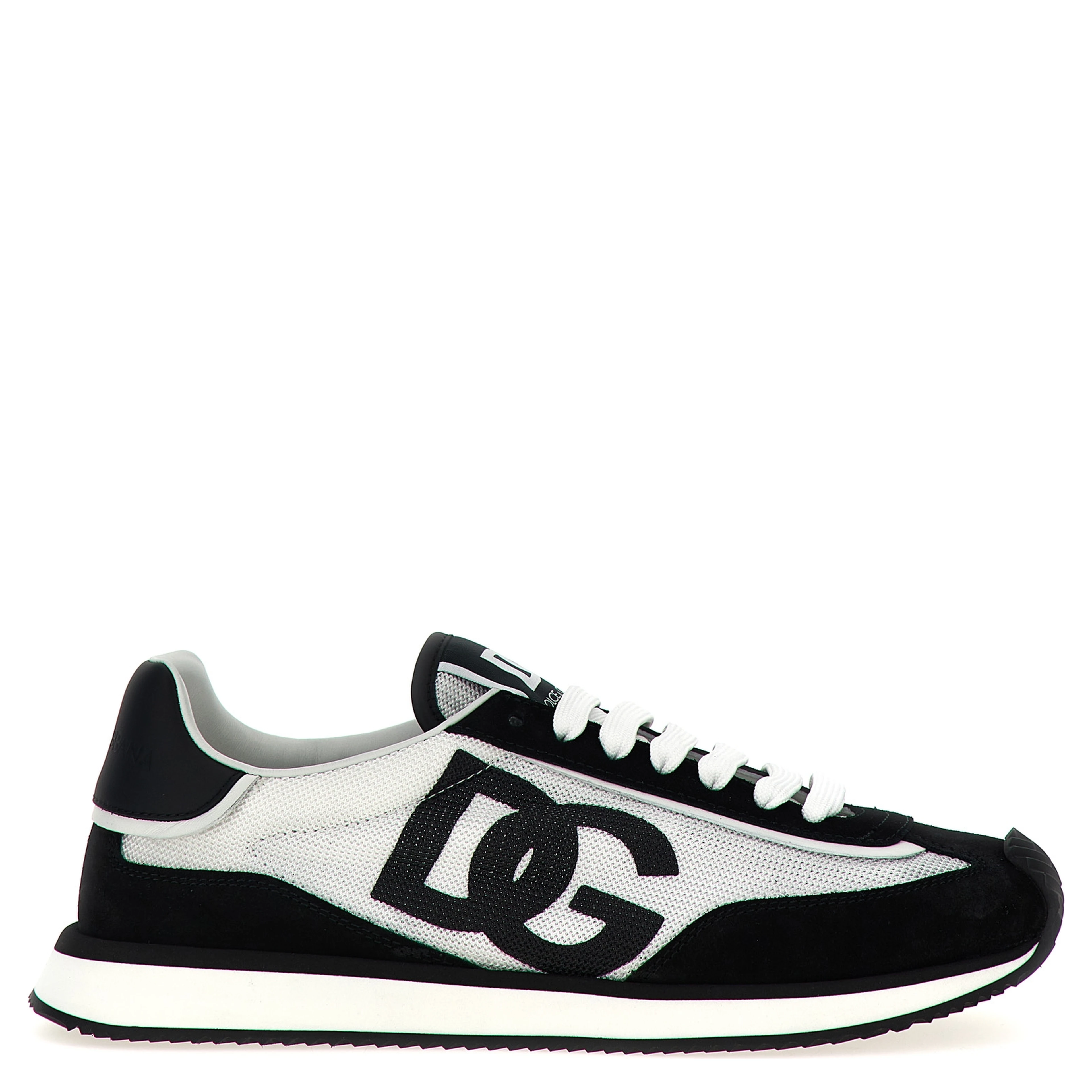 Bicolor Calfskin Athletic Sneakers