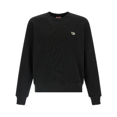 Black Cotton Sweatshirt