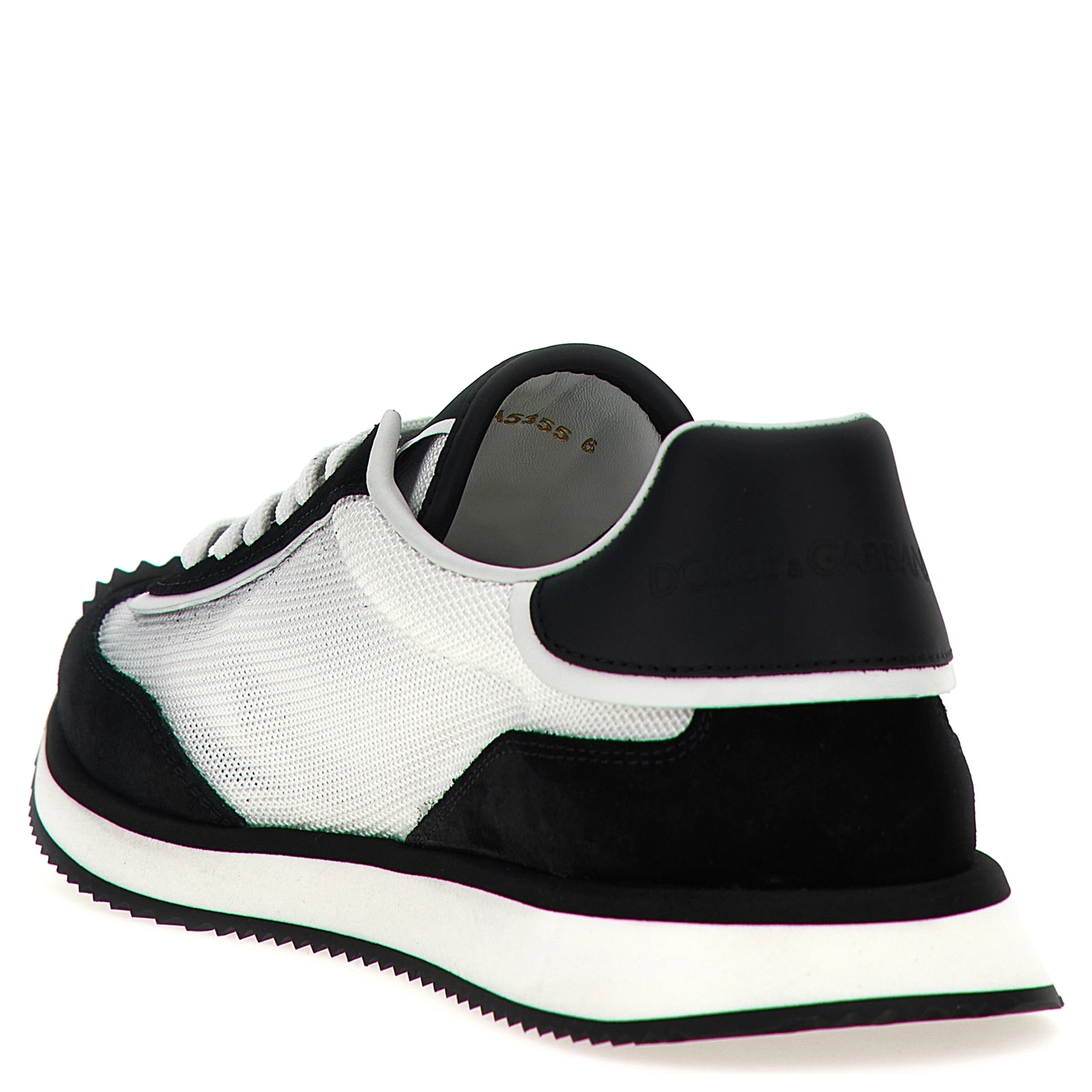 Bicolor Calfskin Athletic Sneakers