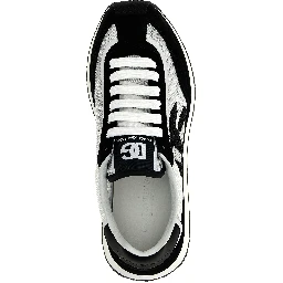 Bicolor Calfskin Athletic Sneakers
