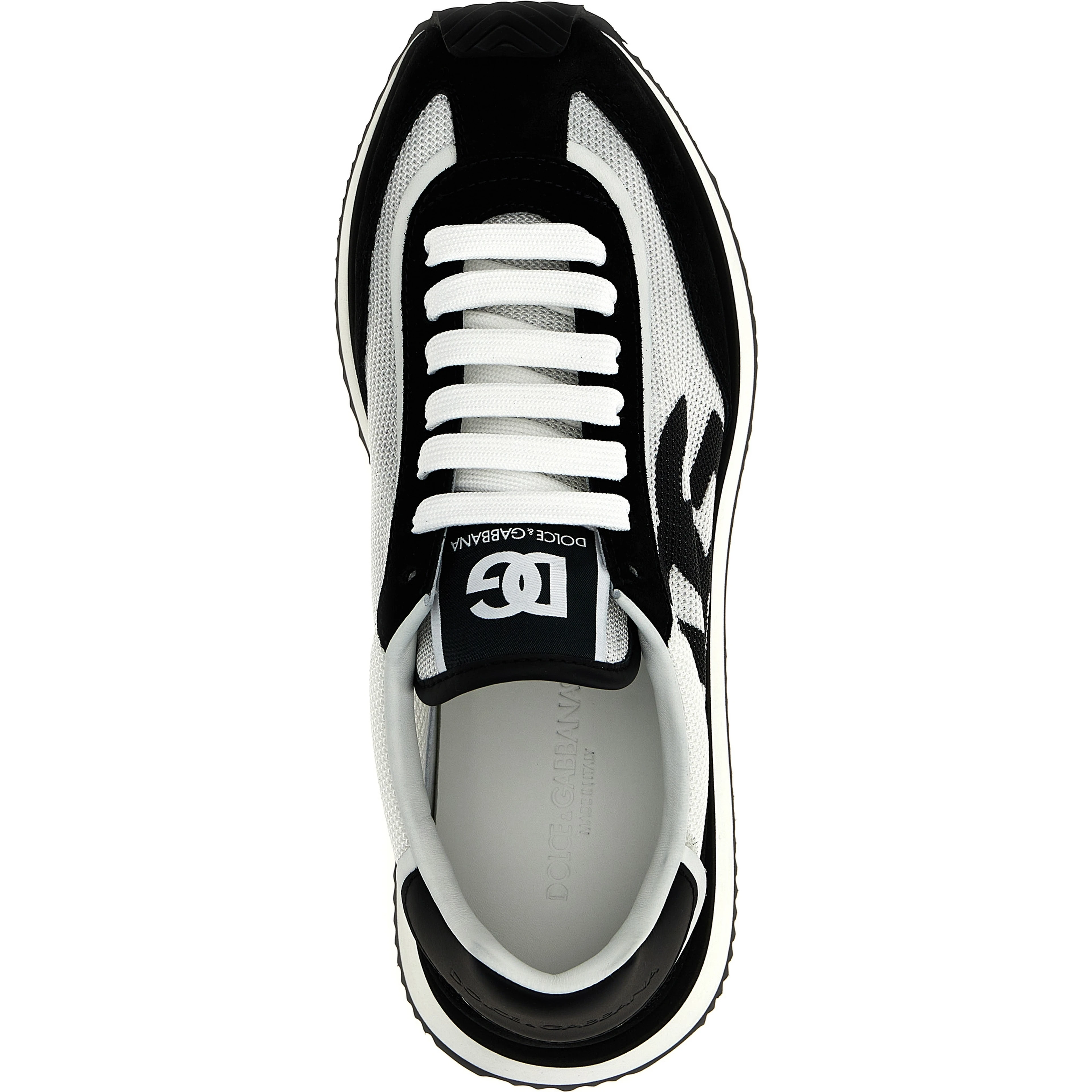 Bicolor Calfskin Athletic Sneakers