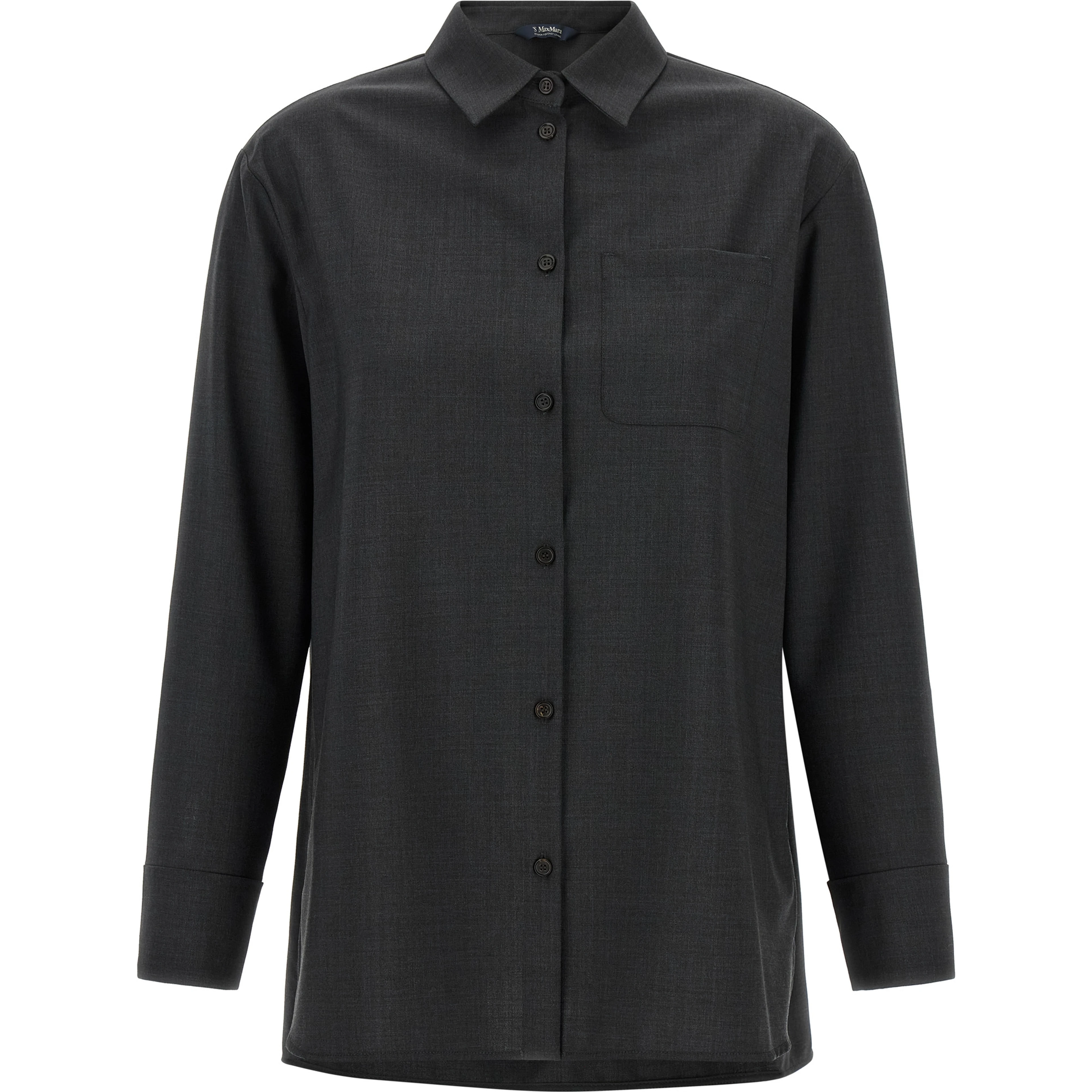 Gray Wool Blouse