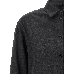 Gray Wool Blouse