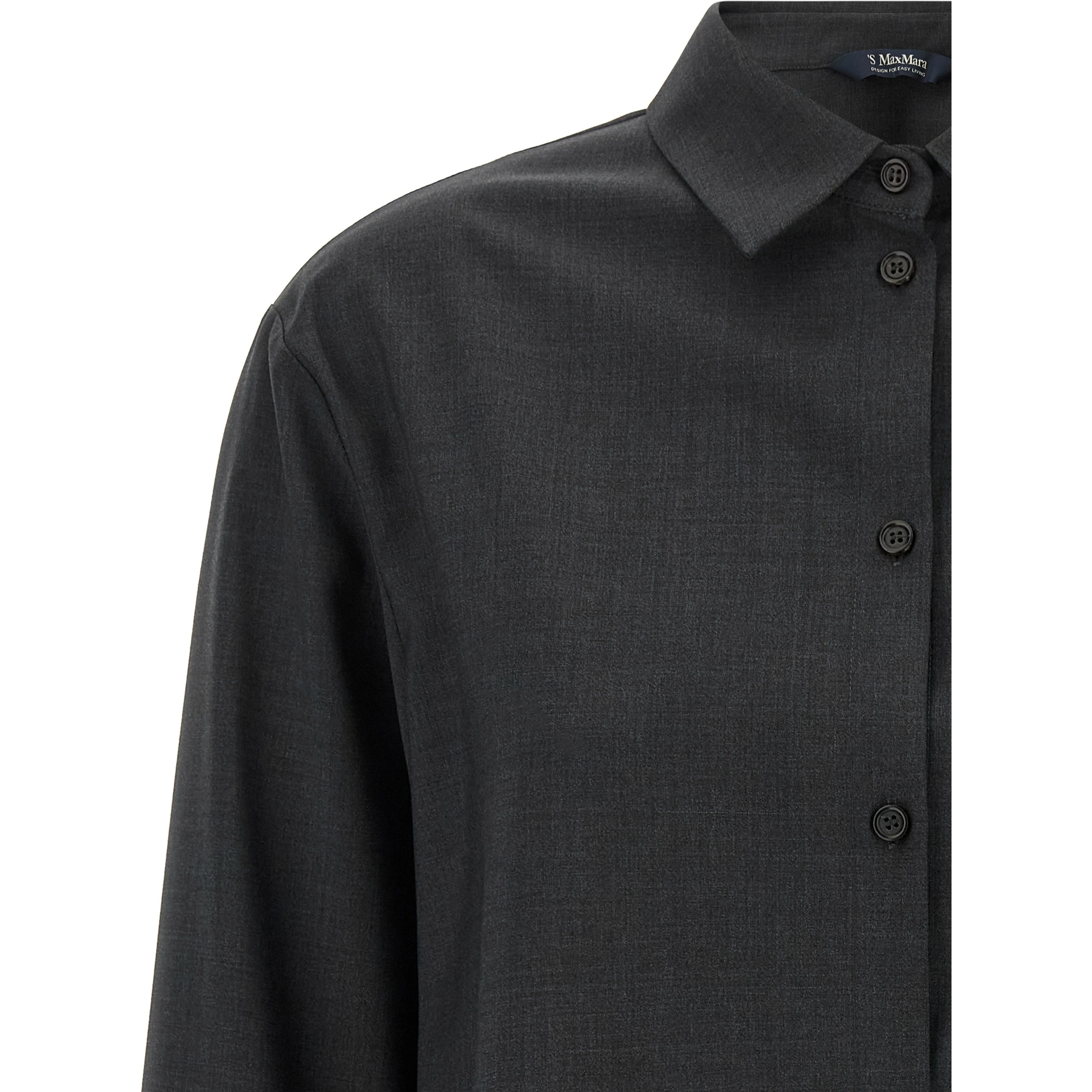 Gray Wool Blouse