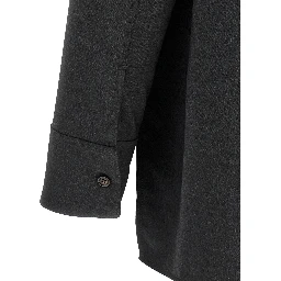 Gray Wool Blouse