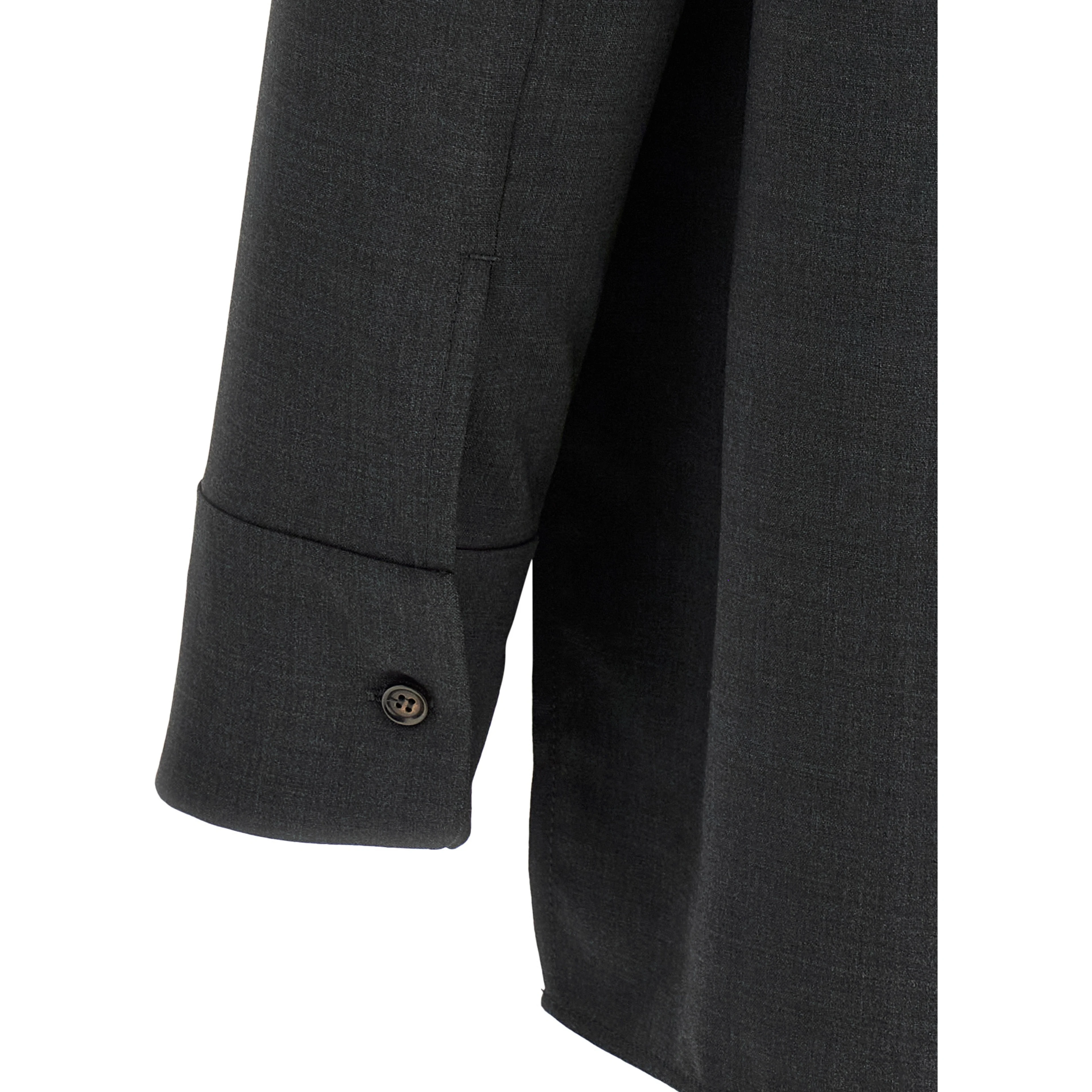 Gray Wool Blouse