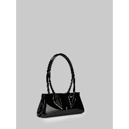 Venus bag in black patent leather