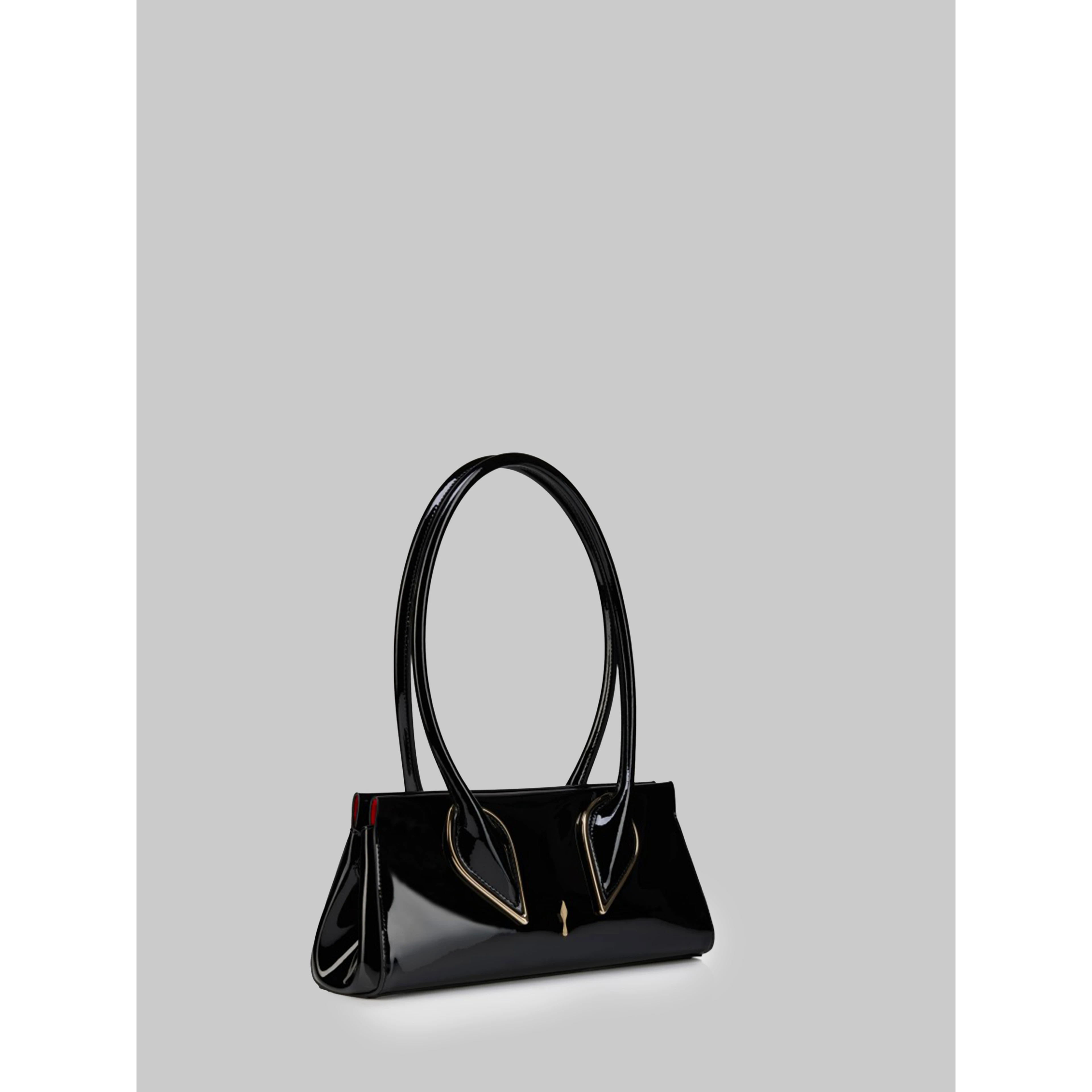 Venus bag in black patent leather
