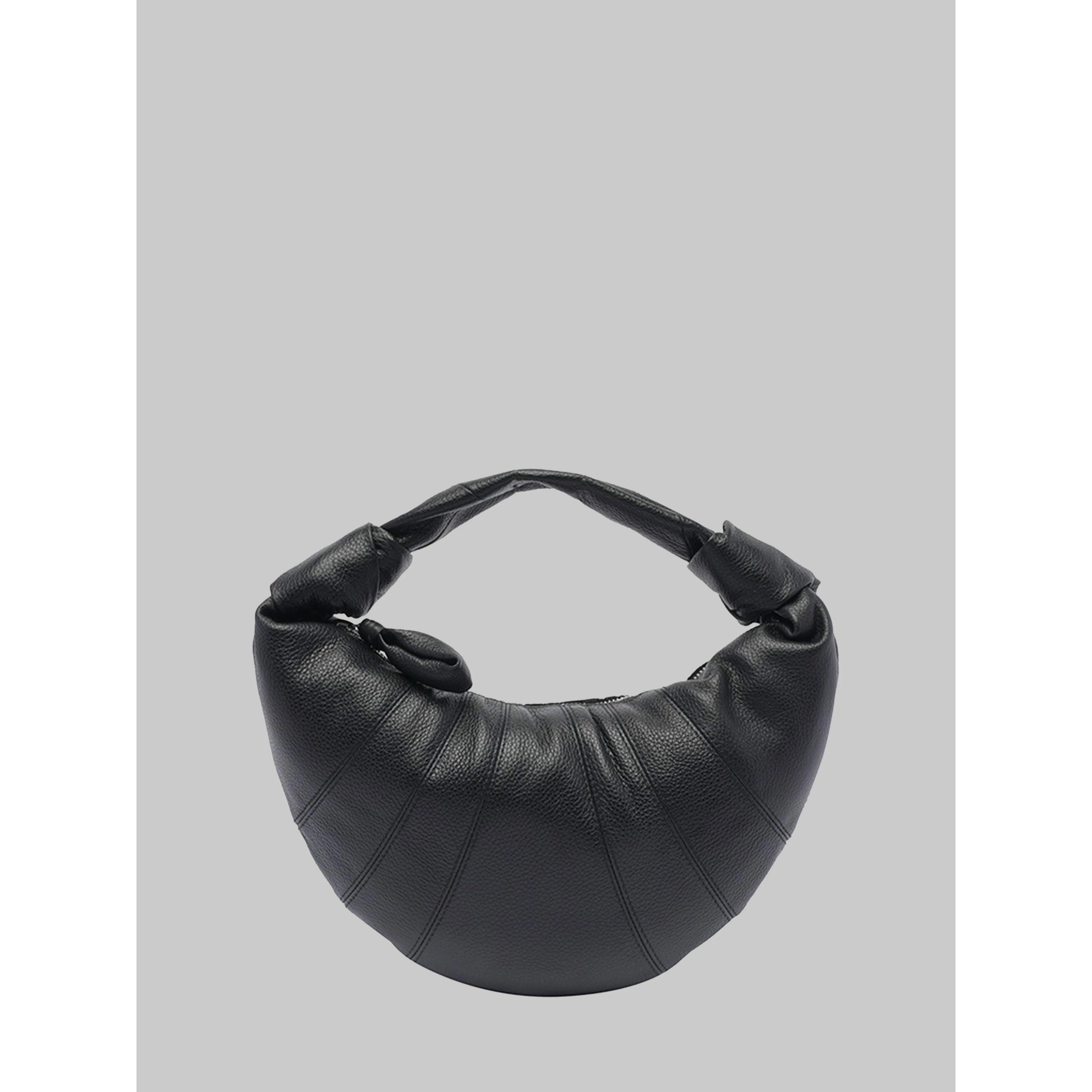 Mini Fortune Croissant bag in black