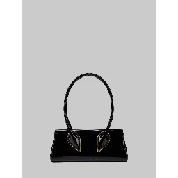 Venus bag in black patent leather