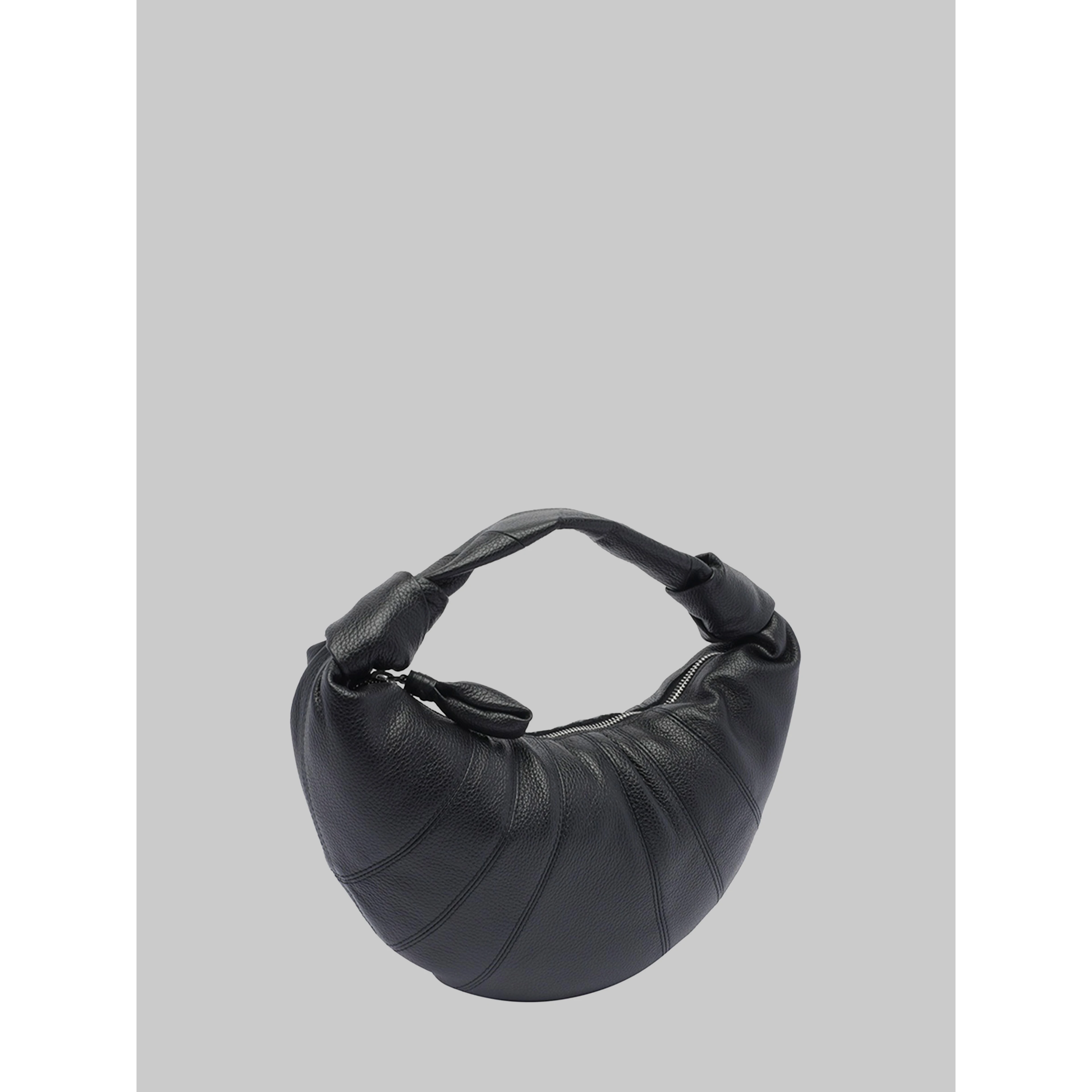 Mini Fortune Croissant bag in black