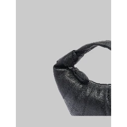 Mini Fortune Croissant bag in black
