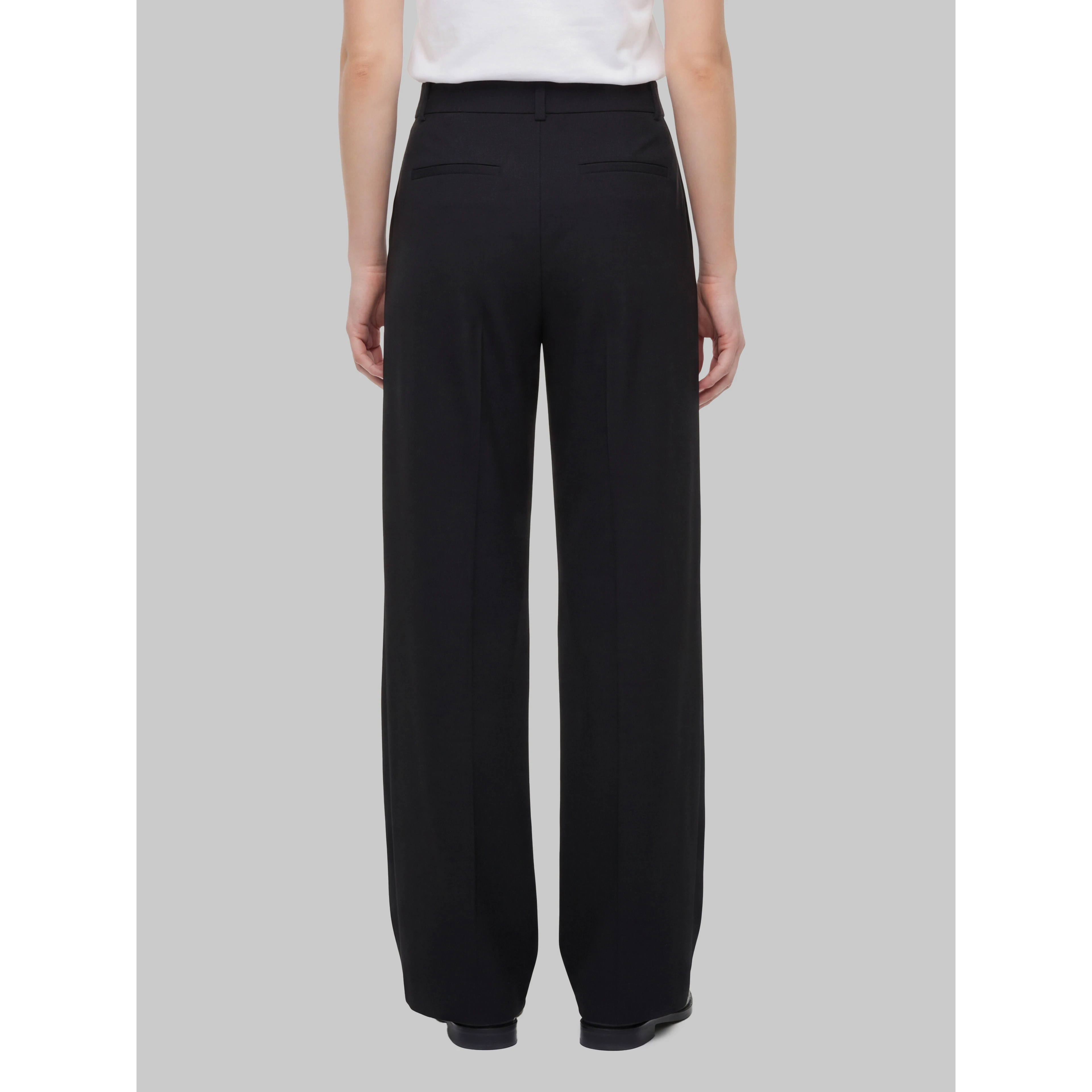 Elasticated wool pants