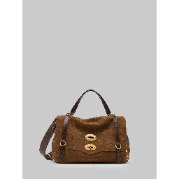 Postina RE bag Jones Nabuk in Brown Tartufo di Norcia
