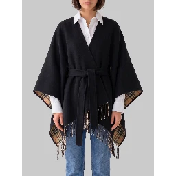Tay cape with fringe