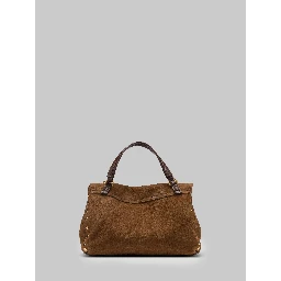Postina RE bag Jones Nabuk in Brown Tartufo di Norcia
