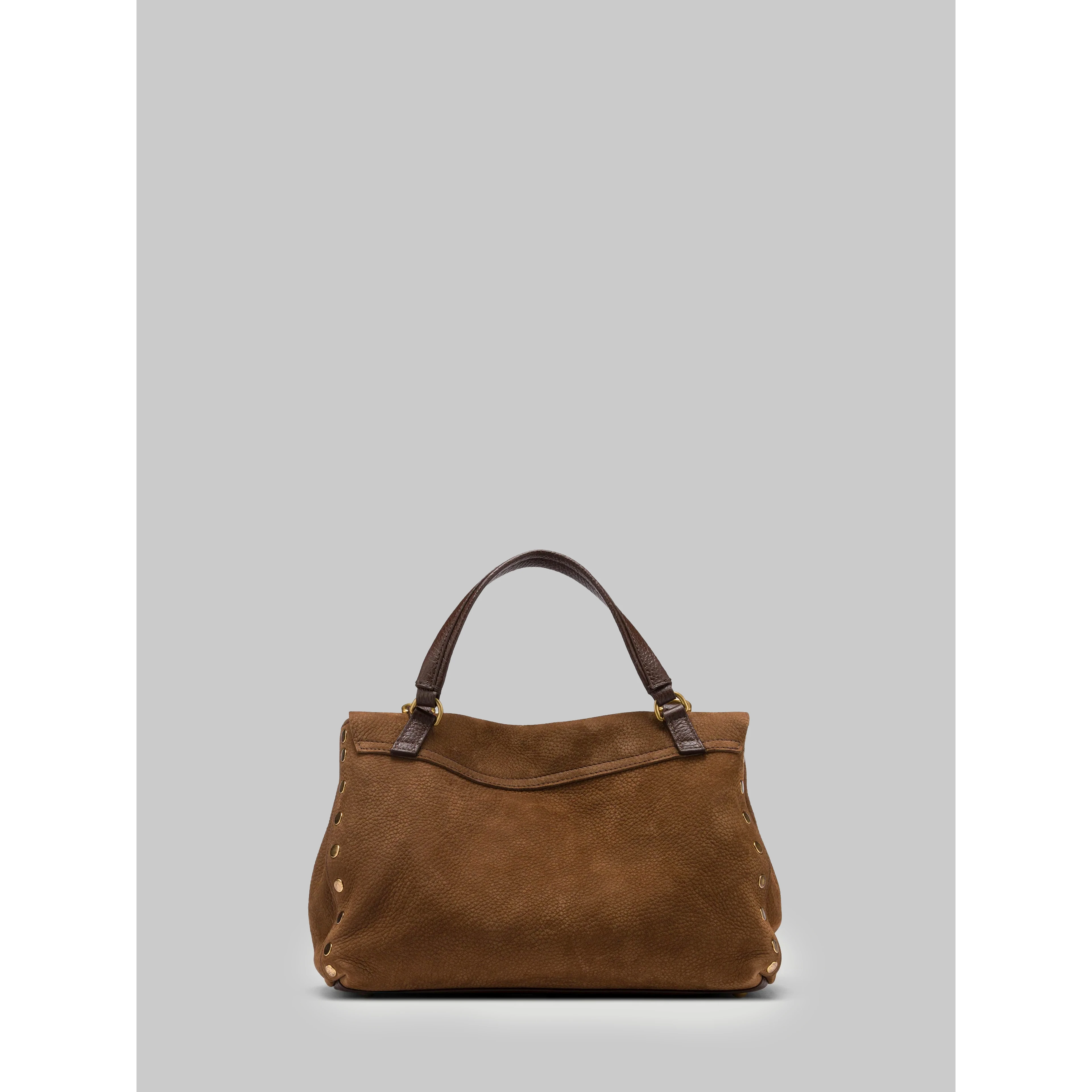 Postina RE bag Jones Nabuk in Brown Tartufo di Norcia