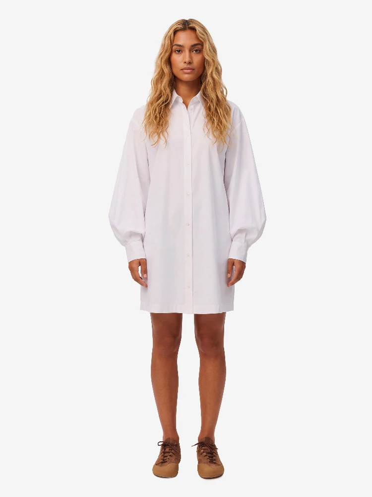 Cotton shirt dress