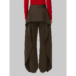 Cotton and silk pants