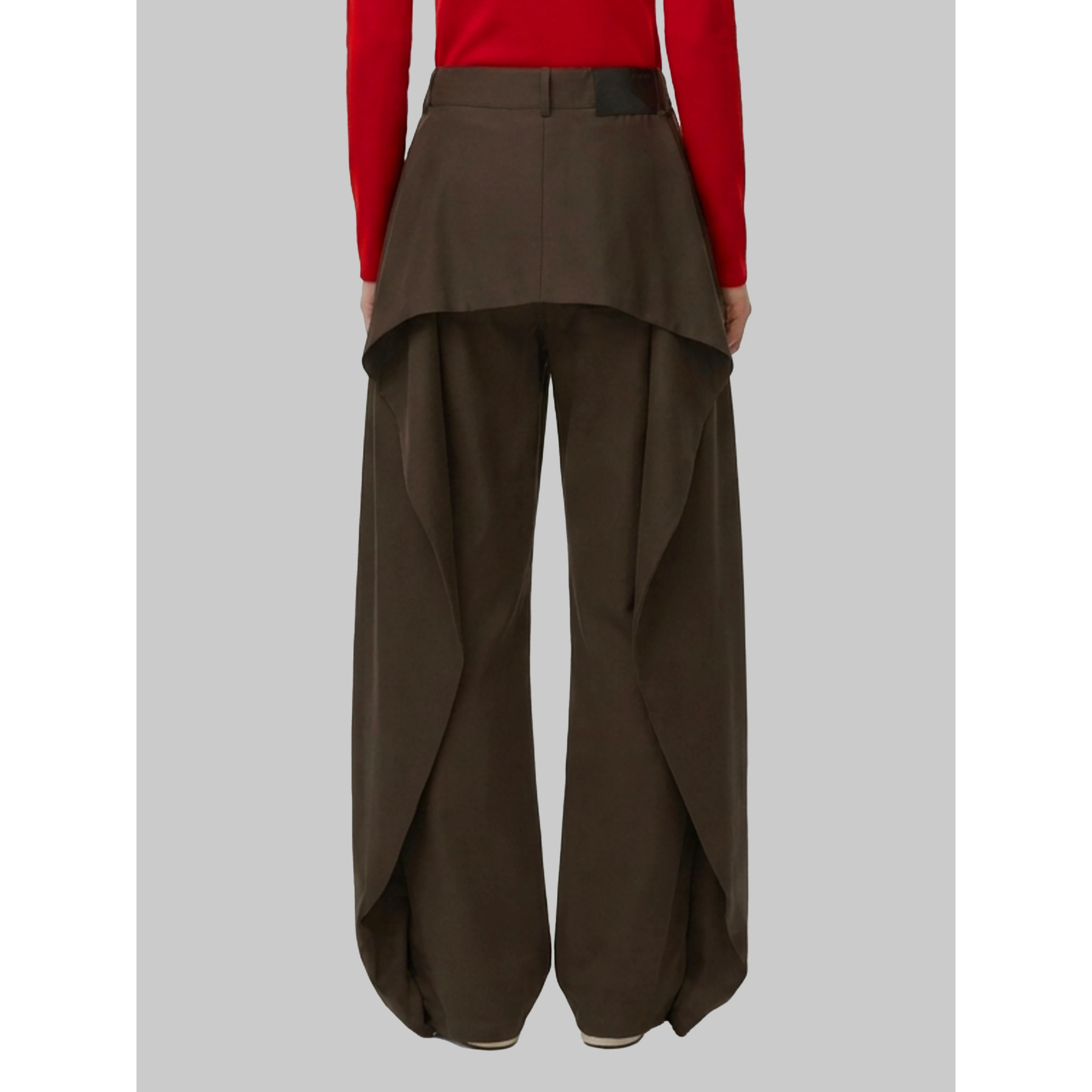 Cotton and silk pants
